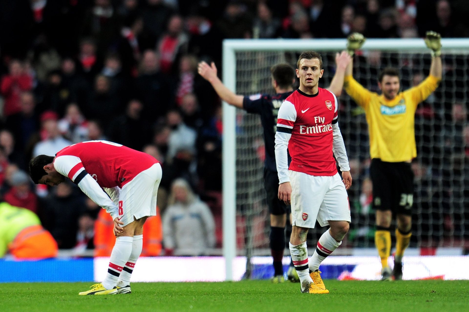 Wilshere (R) joined Arsenal&#039;s youth team in 2001.