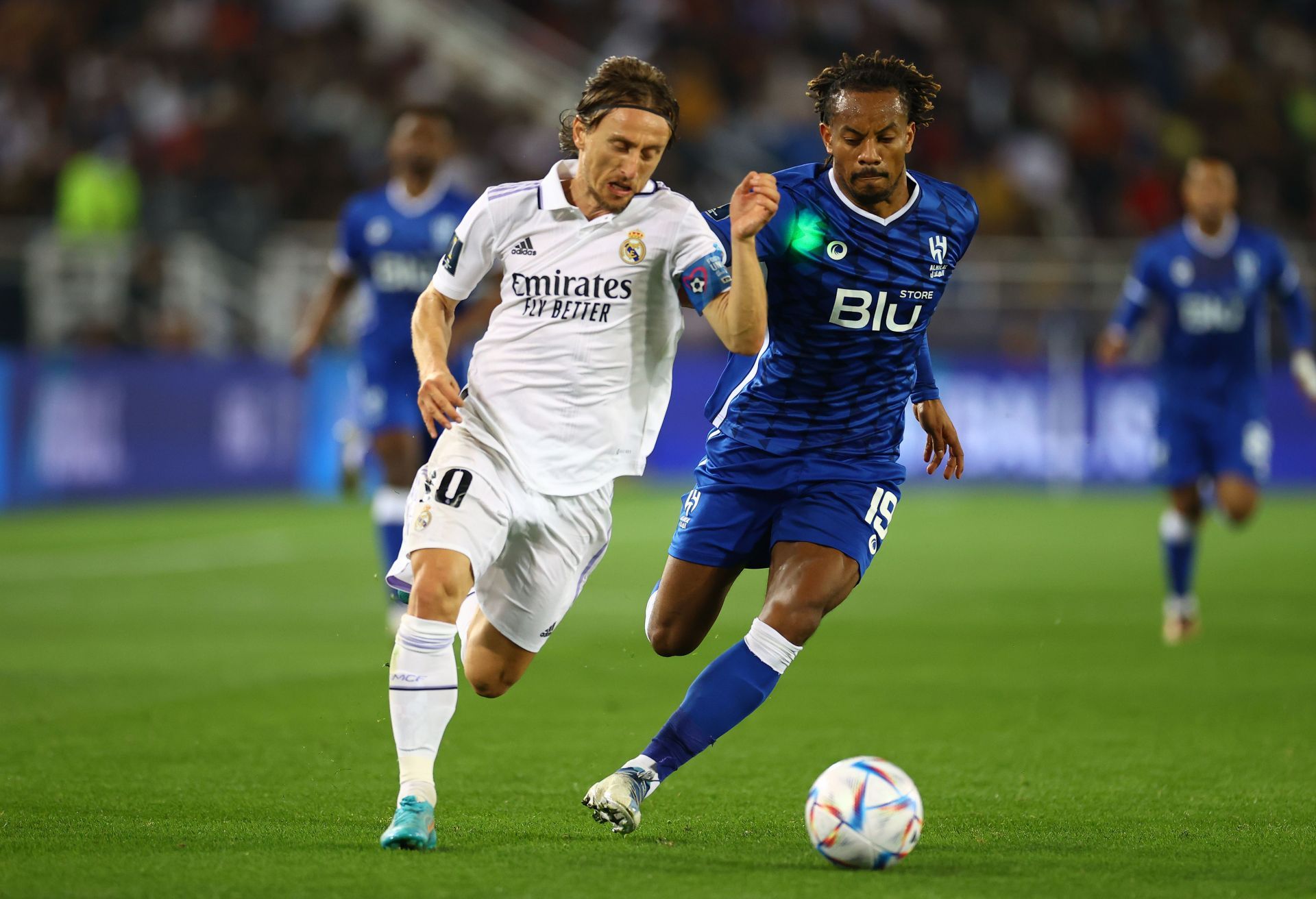 Luka Modric (left) is running out of patience at the Santiago Bernabeu