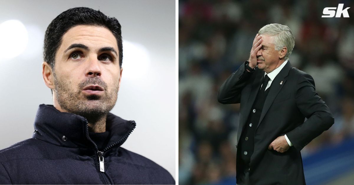 Mikel Arteta and Carlo Ancelotti