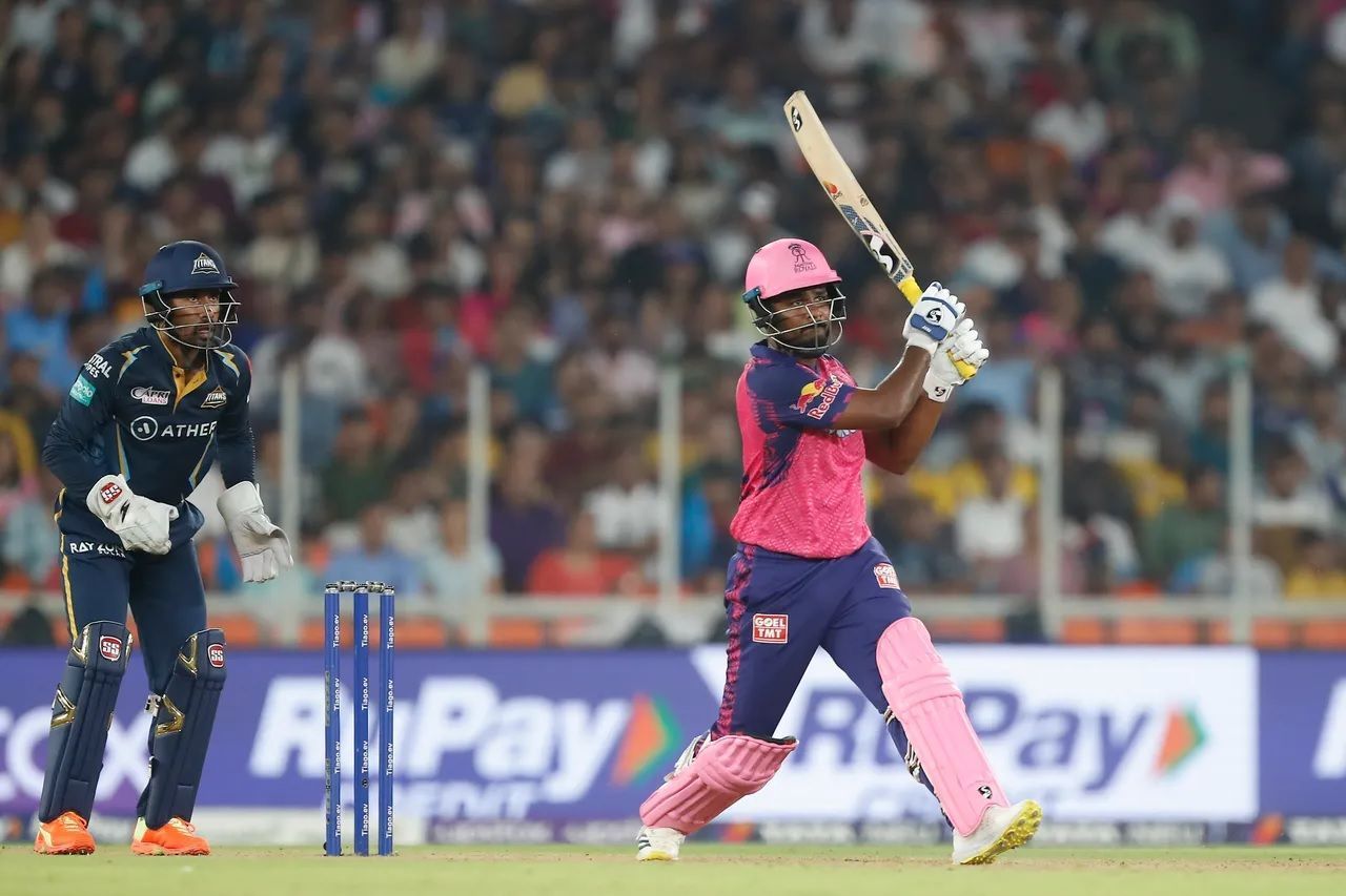 Sanju Samson has had mixed returns in IPL 2023 thus far. [P/C: iplt20.com]