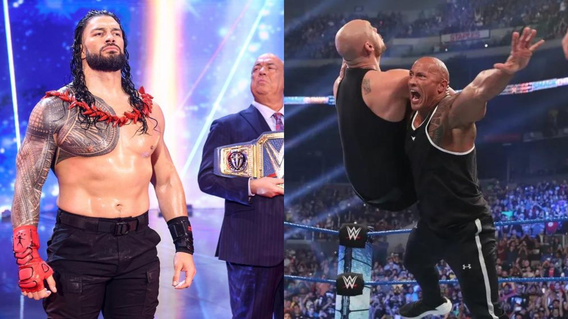 Roman Reigns and The Rock were rumored to face each other