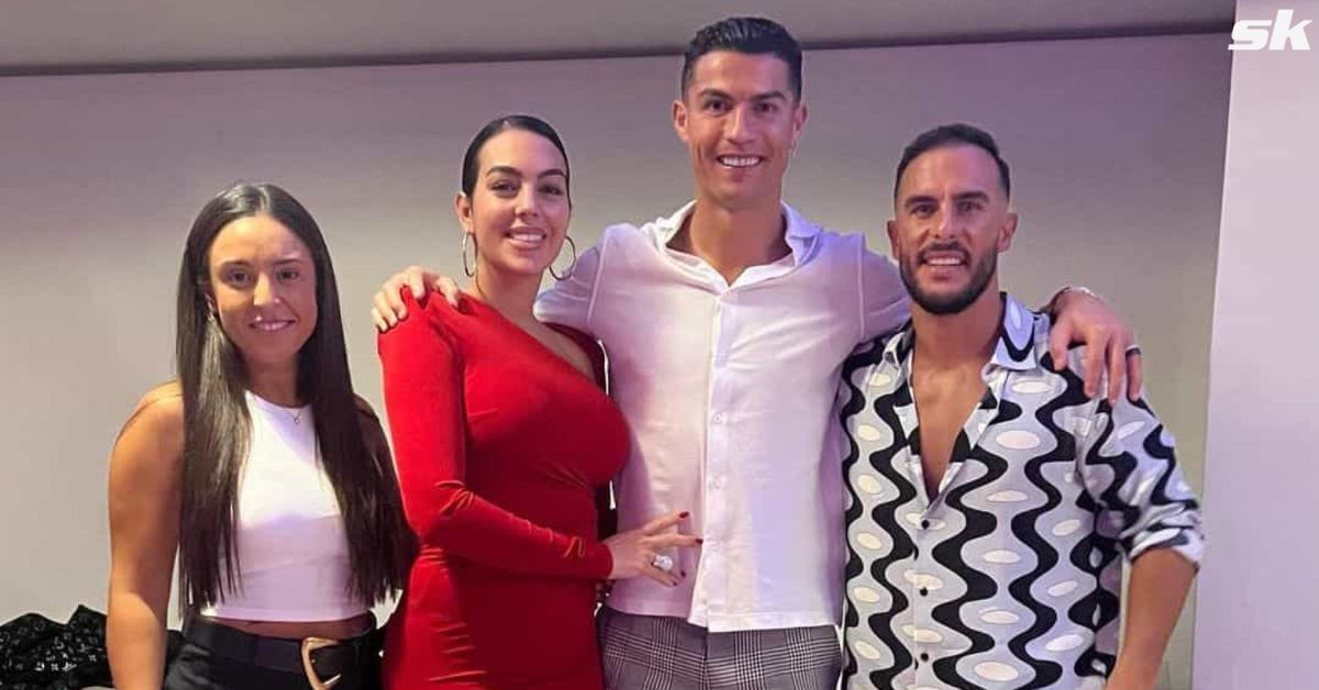 Nininho met Cristiano Ronaldo and Georgina Rodriguez