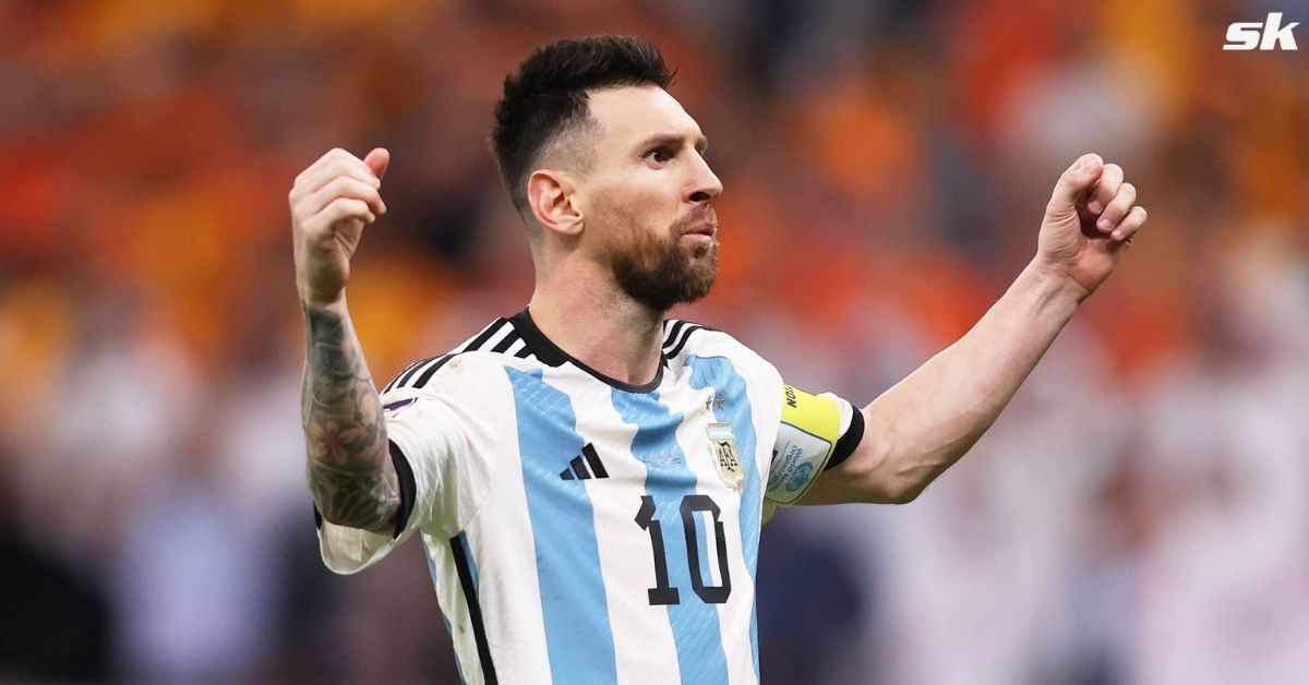 Lionel Messi gave Jurrien Timber a torrid time during the World Cup.