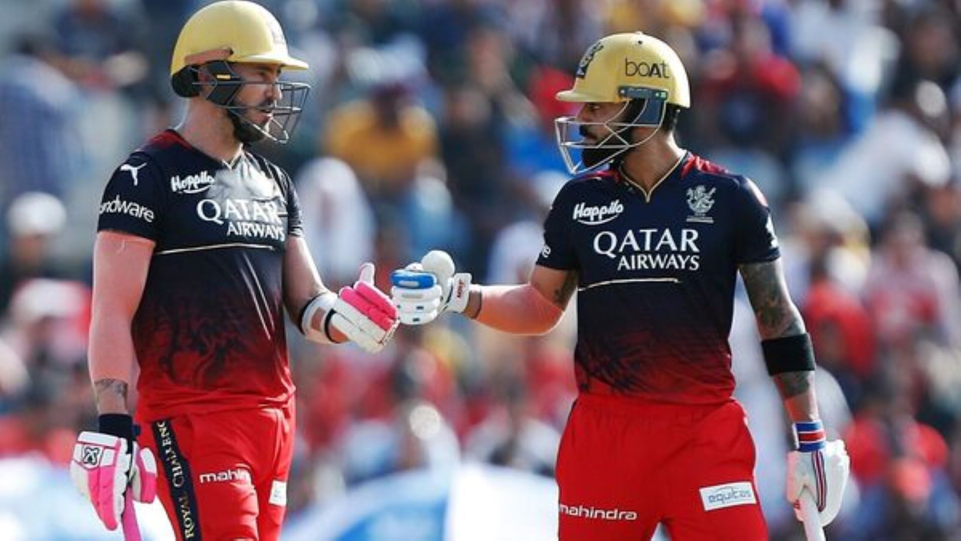 Kohli and Du Plessis have done the bulk of scoring for RCB this season