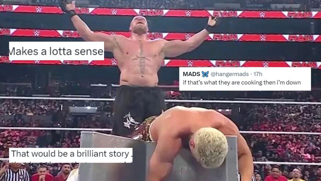 Brock Lesnar has been targeting Cody Rhodes 