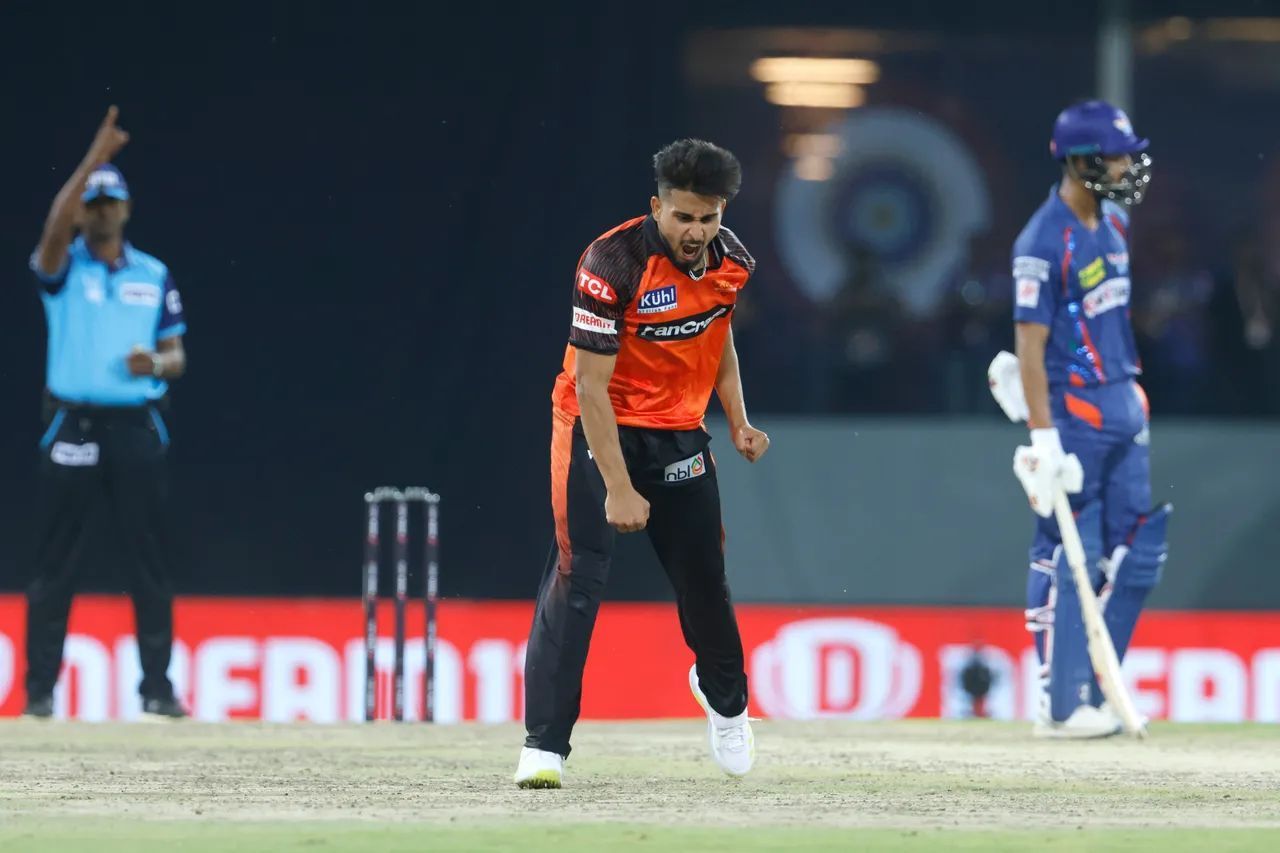 Umran Malik has played only seven matches in IPL 2023 (Image Courtesy: IPLT20.com)