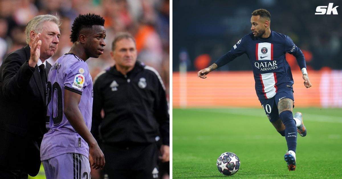 PSG superstar Neymar came in support of Vinicius Junior