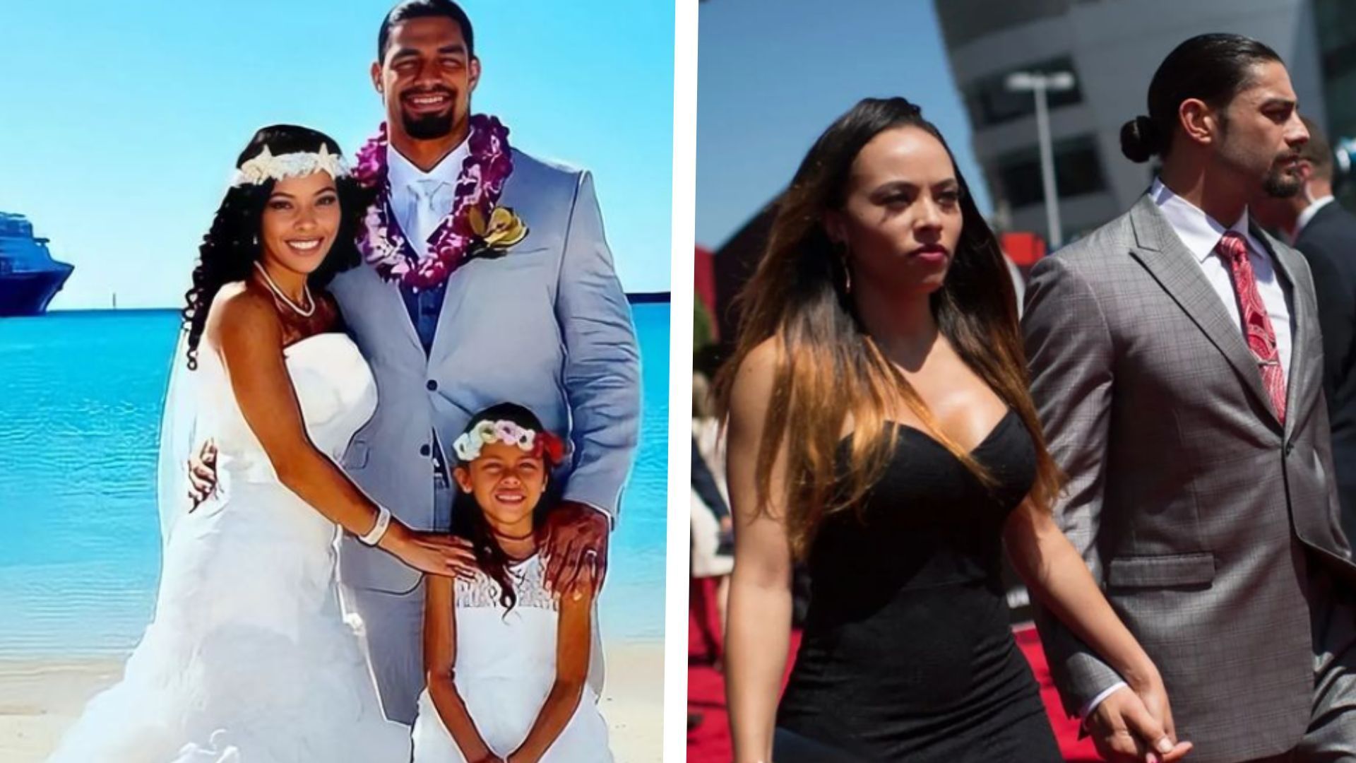 Roman Reigns and his wife Galina Becker married on 2014