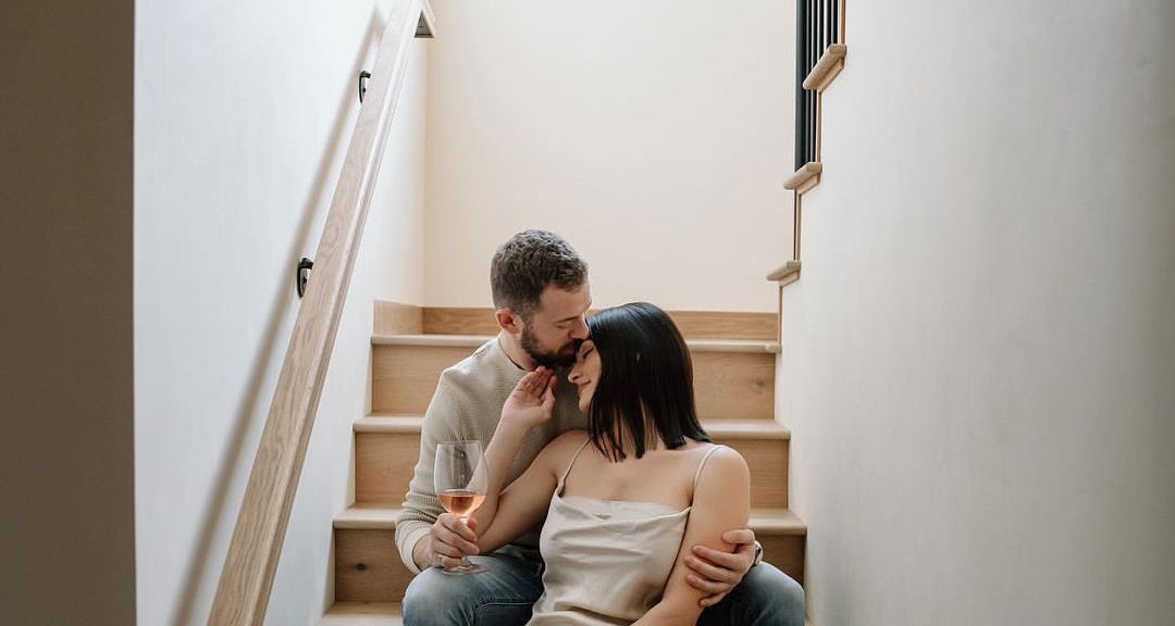 Nikki with her husband Artem in her house, Source: Nikki&rsquo;s Instagram