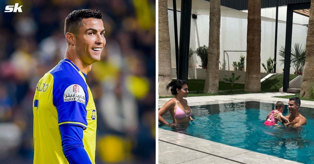 Cristiano Ronaldo was seen enjoying family time