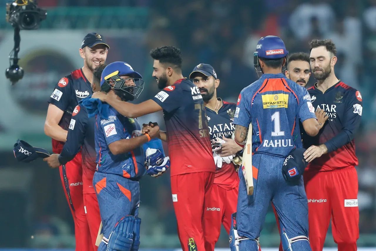 Lucknow Super Giants took on Royal Challengers Bangalore last night (Image Courtesy: IPLT20.com)