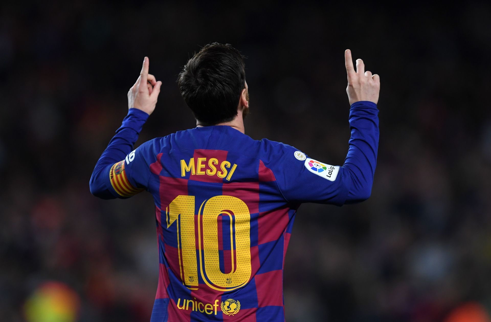Lionel Messi emphasised the value of winning eight La Liga titles in 11 years to fans in 2019.