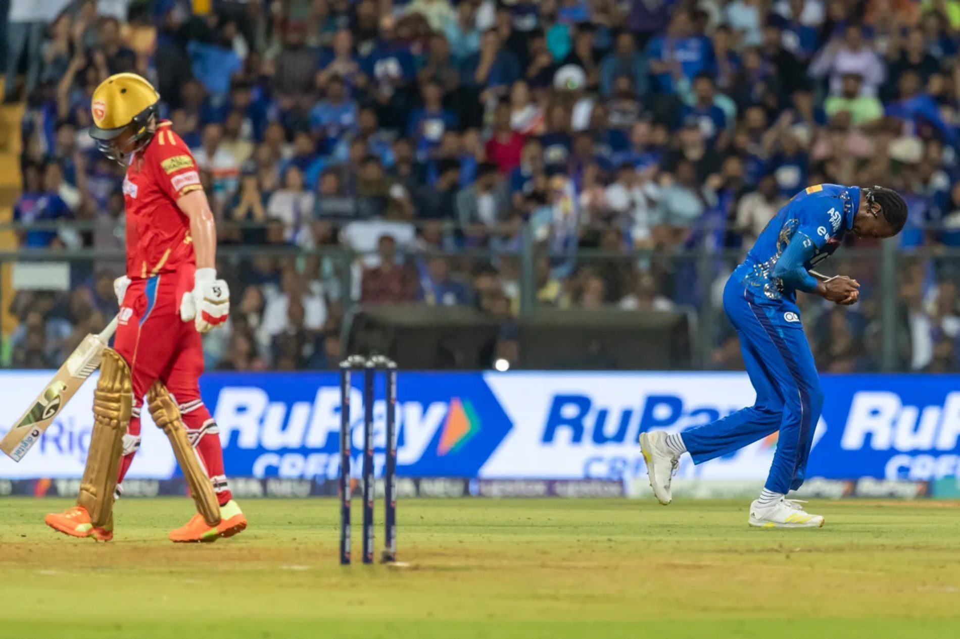 Jofra Archer celebrates a wicket. (Pic: iplt20.com)