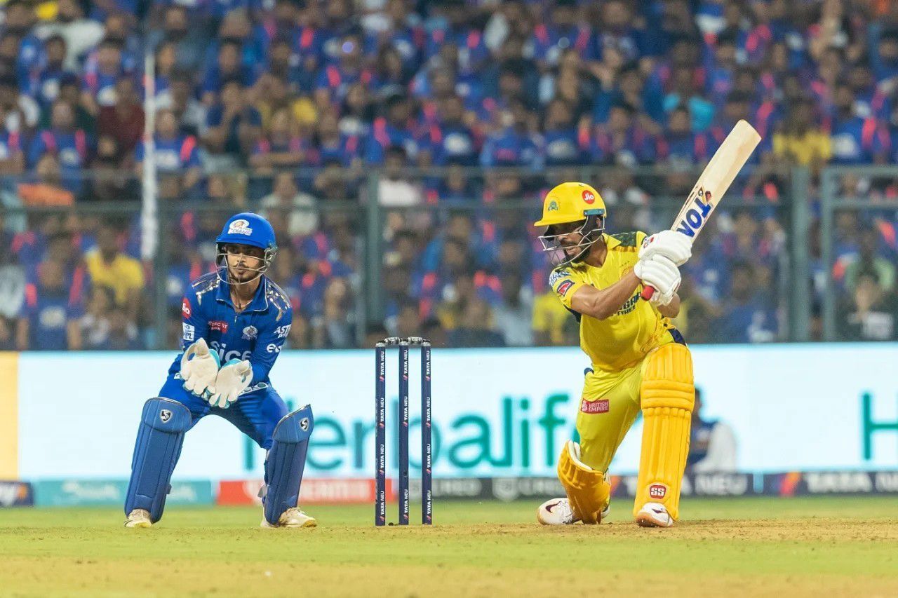 Ruturaj Gaikwad in action vs MI [IPLT20]