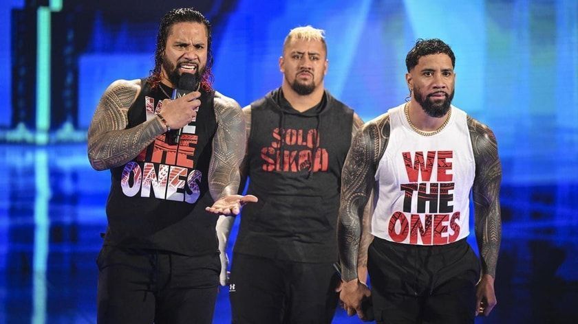 WWE सुपरस्टार्स जिमी उसो, सोलो सिकोआ और जे उसो 