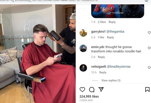 New haircut for Man City star