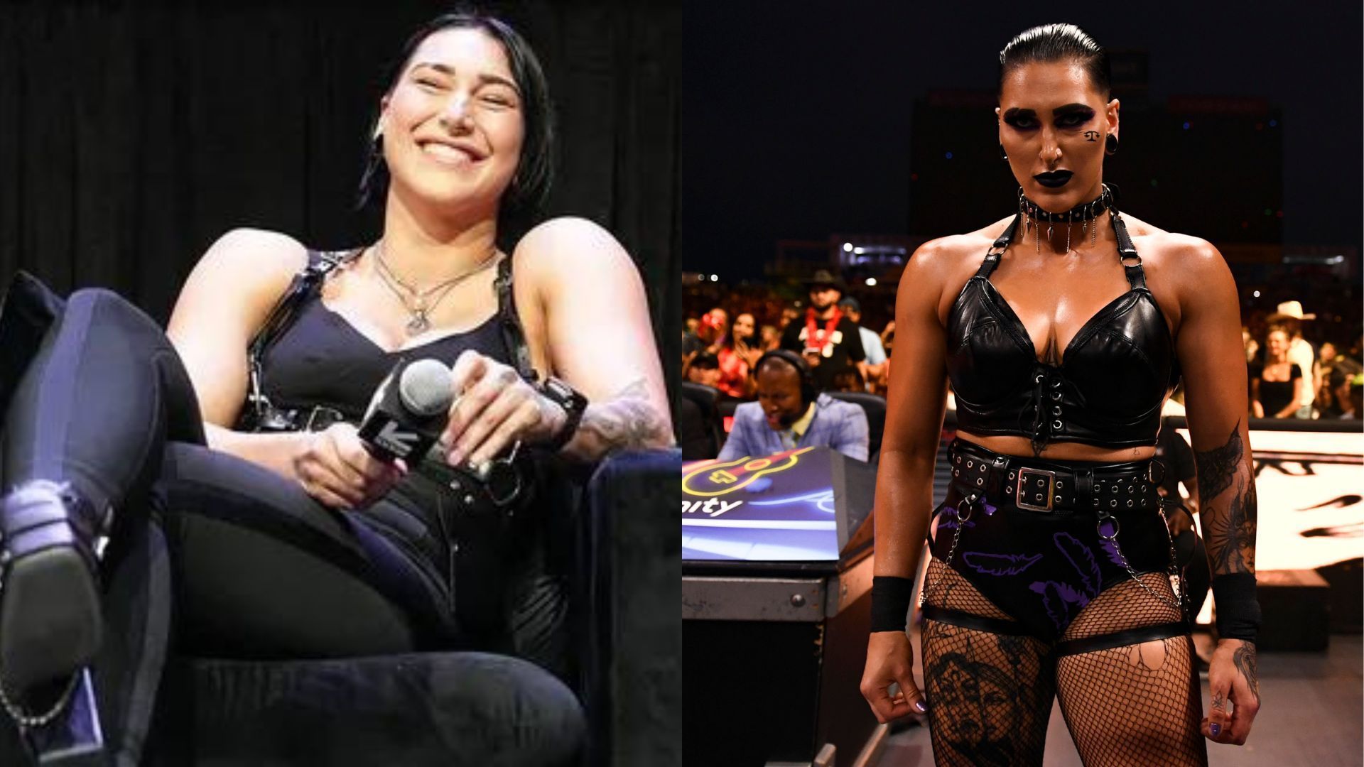 Rhea Ripley was involved in an exchange with a member of the WWE Universe