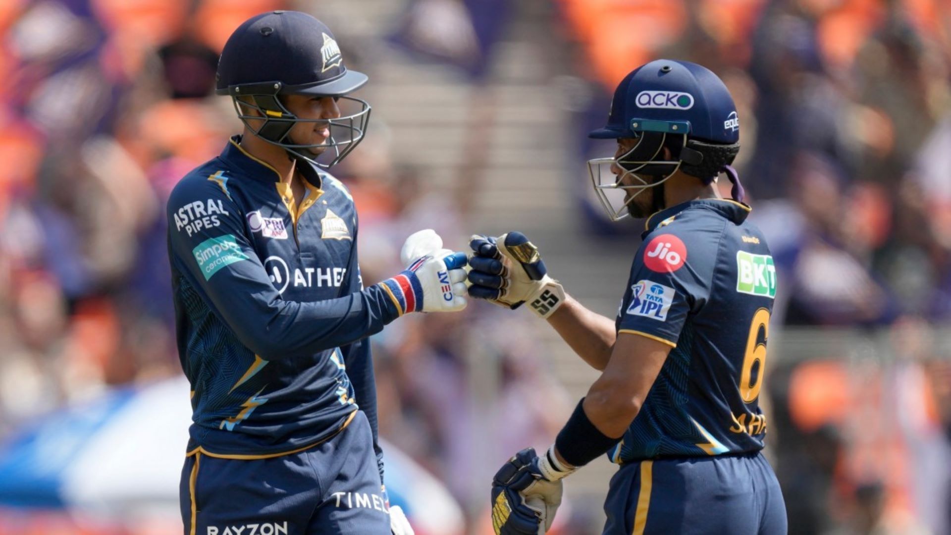 Gill and Saha helped GT set an improbable target for LSG.