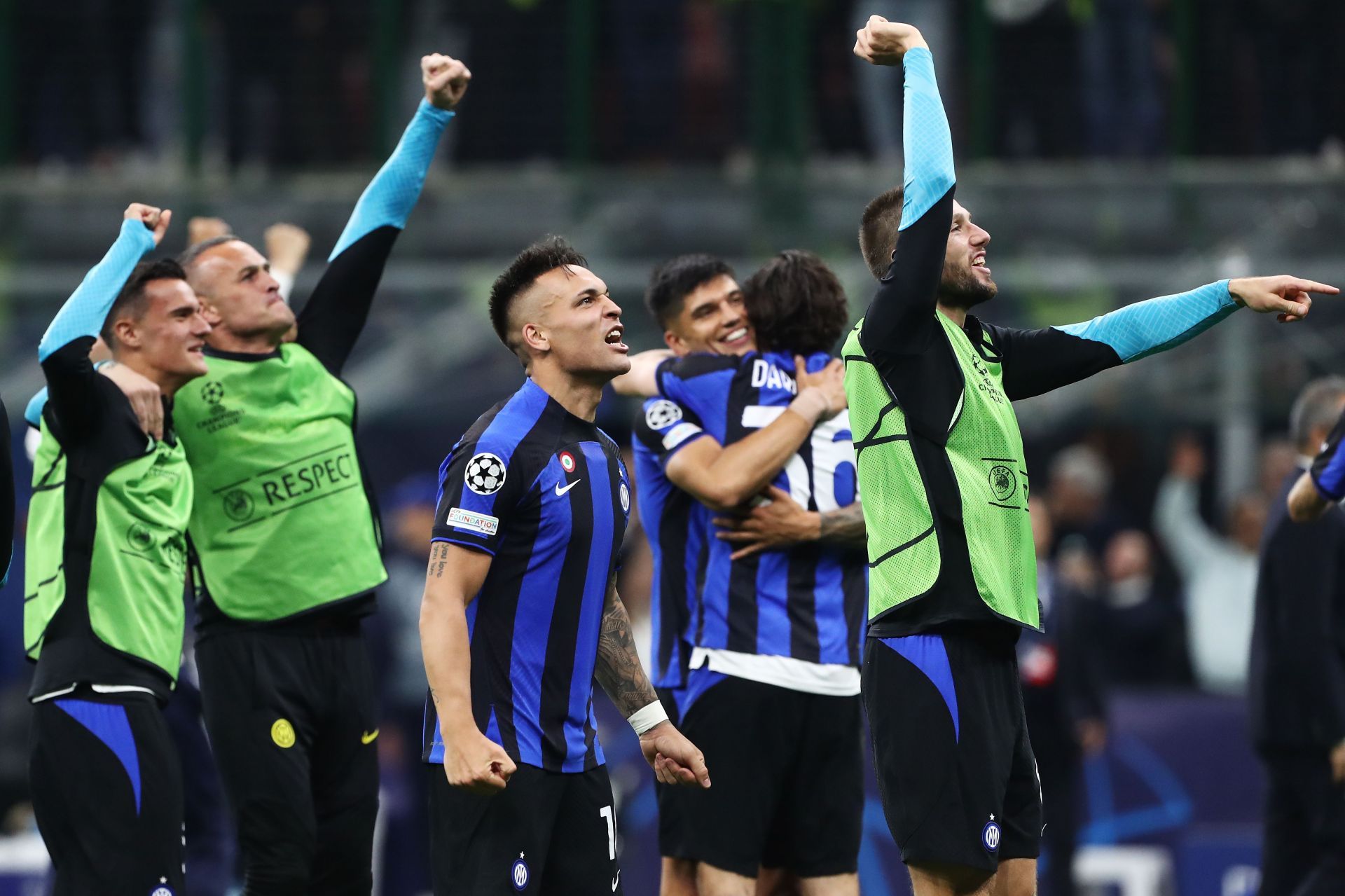 Inter will face tonight's winners in the final.