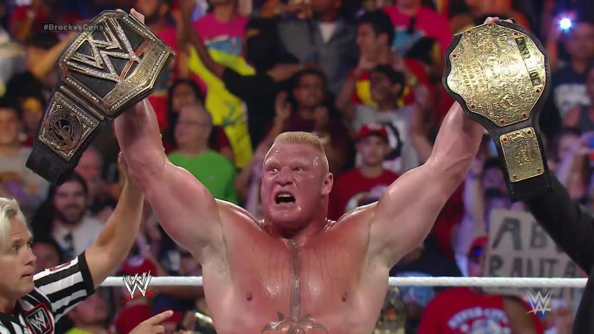 Brock Lesnar has fond memories of the World Heavyweight Title