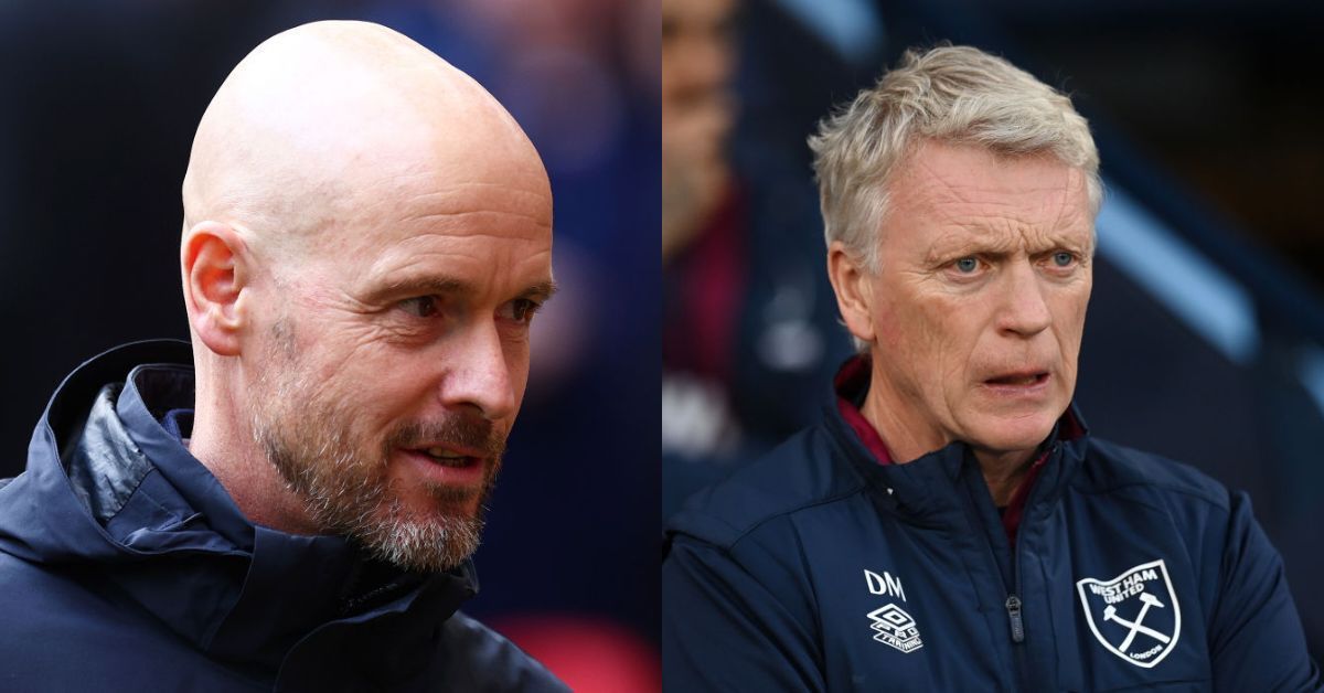 [L-to-R] Erik ten Hag and David Moyes.