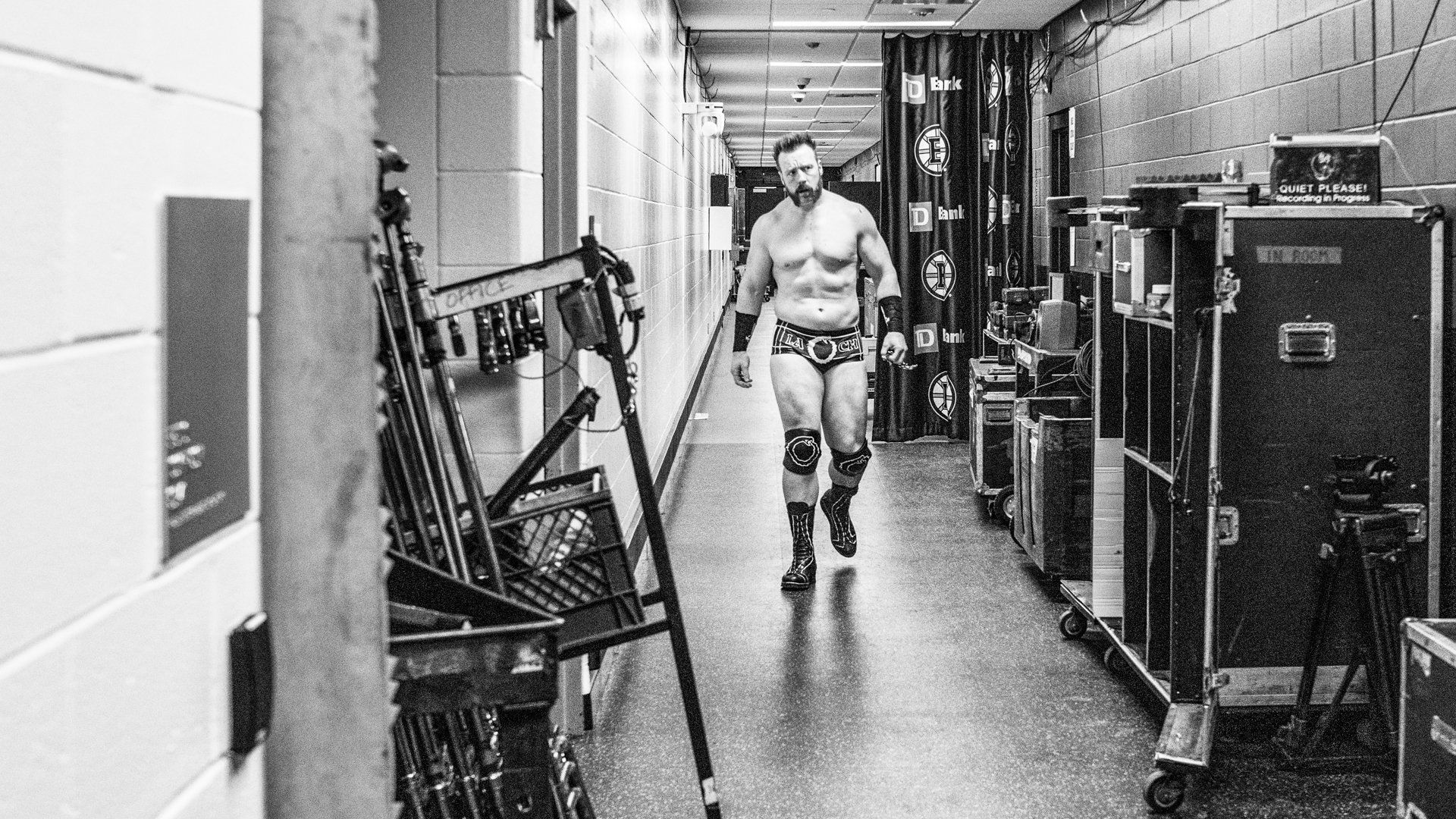 Sheamus behind the scenes