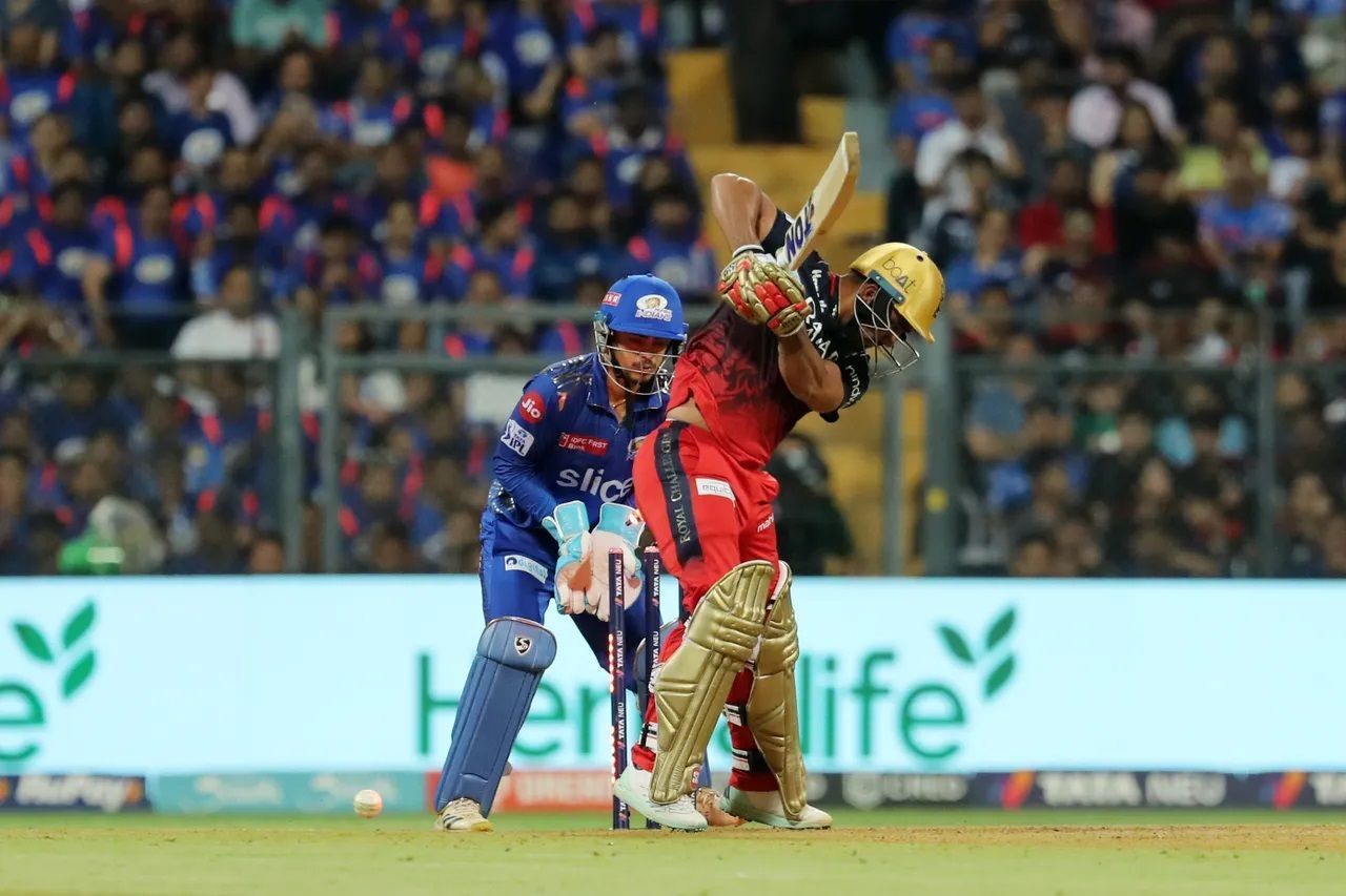 Mahipal Lomror managed just a solitary run against MI. [P/C: iplt20.com]