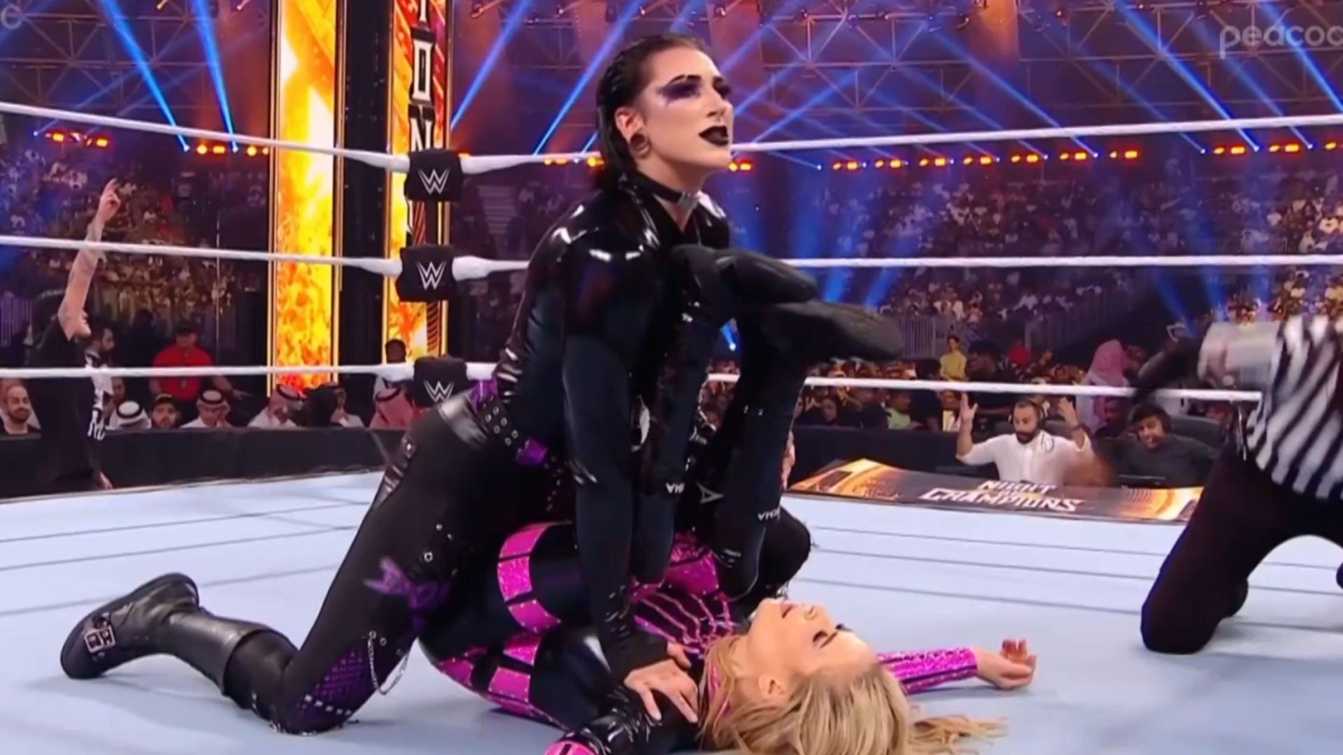 Rhea Ripley squashed Natalya at WWE Night of Champions