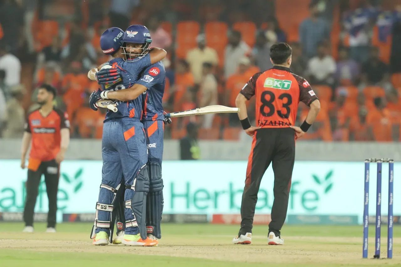 The SunRisers Hyderabad lost a game they should have won against the Lucknow Super Giants. [P/C: iplt20.com]