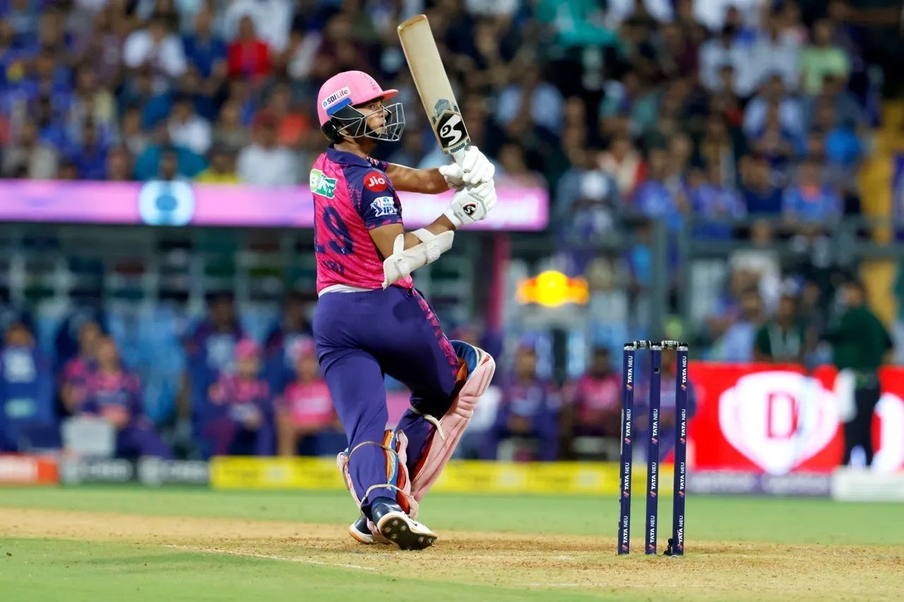 Yashasvi Jaiswal struck 16 fours and eight sixes during his innings. [P/C: iplt20.com]