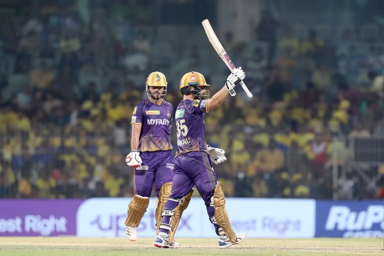 Rinku Singh and Nitish Rana added 99 runs for the fourth wicket. [P/C: iplt20.com]