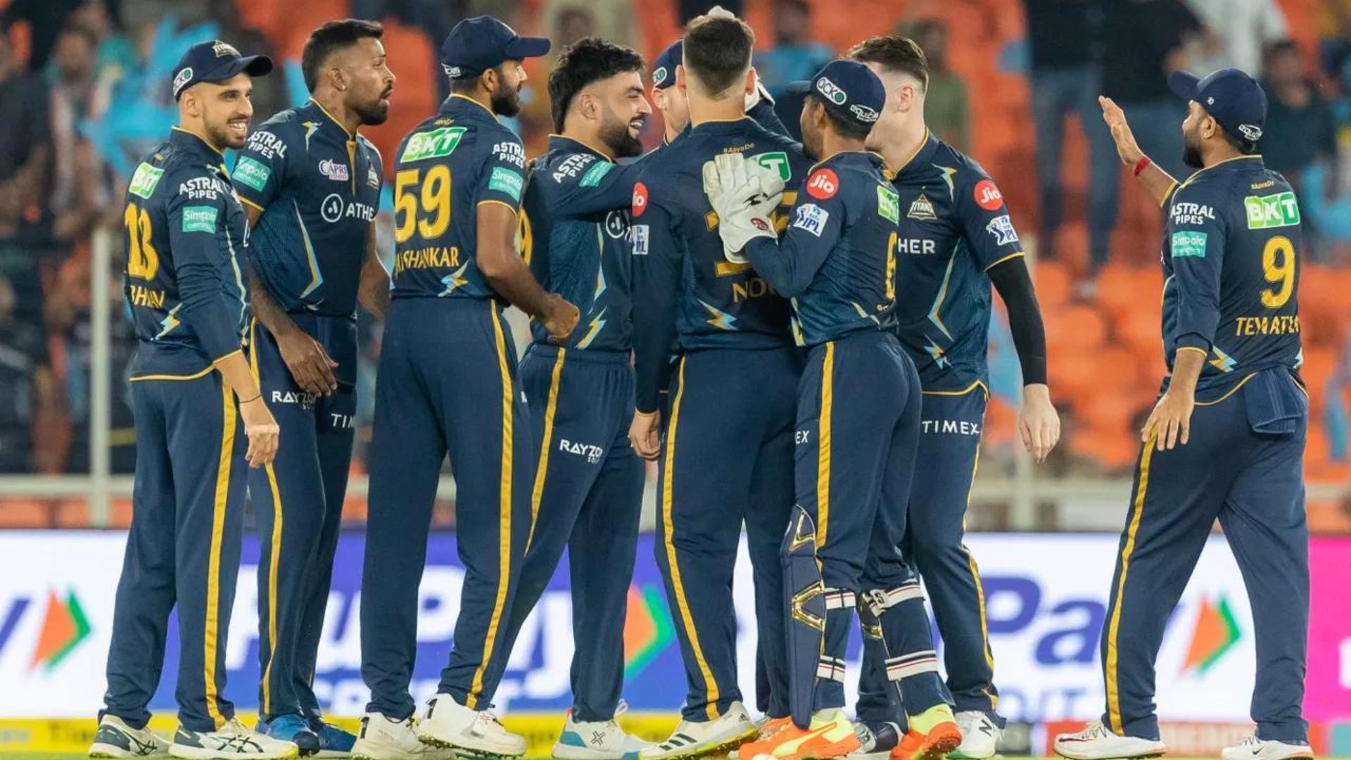 Gujarat Titans in action against DC (P.C.:iplt20.com)