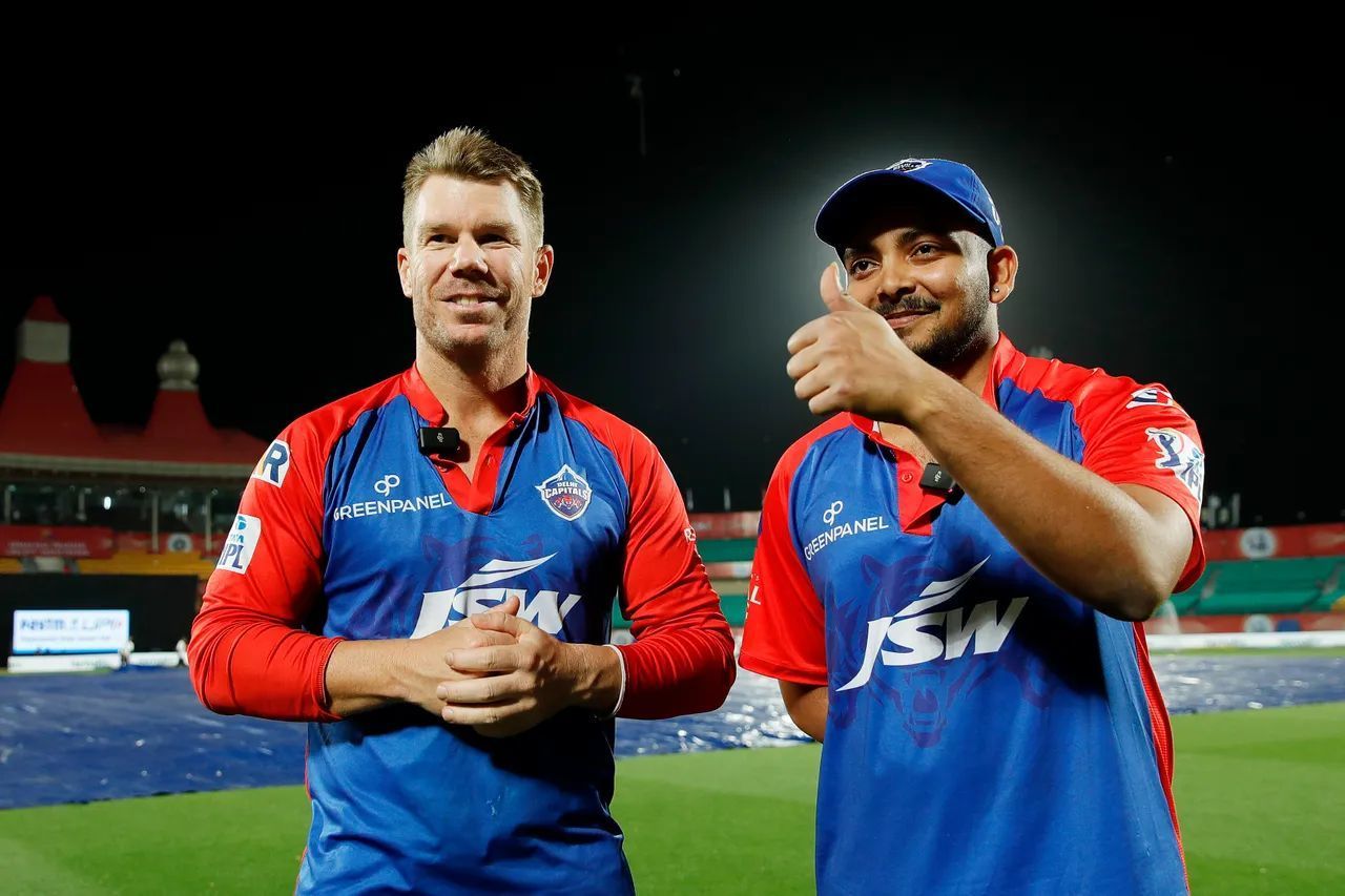 David Warner (L) and Prithvi Shaw batted well in their last match (Image Courtesy: IPLT20.com)