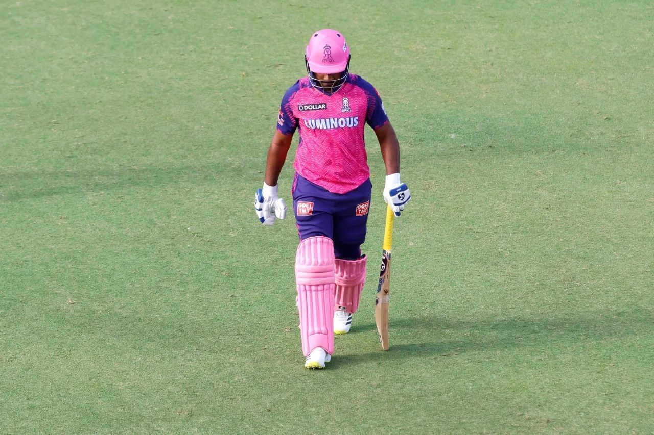 Sanju Samson lost his wicket to an irresponsible shot. [P/C: iplt20.com]