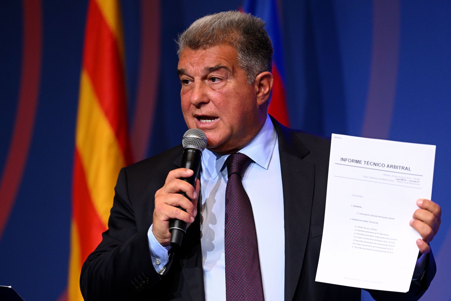 FC Barcelona President Joan Laporta may have saved the club's present by gambing on its future.