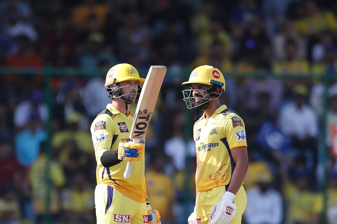 Devon Conway and Ruturaj Gaikwad&#039;s 141-run partnership laid the foundation for CSK&#039;s massive total. [P/C: iplt20.com]