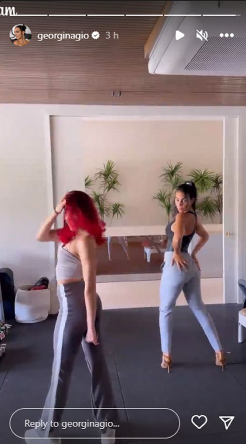 Georgina Rodriguez dancing