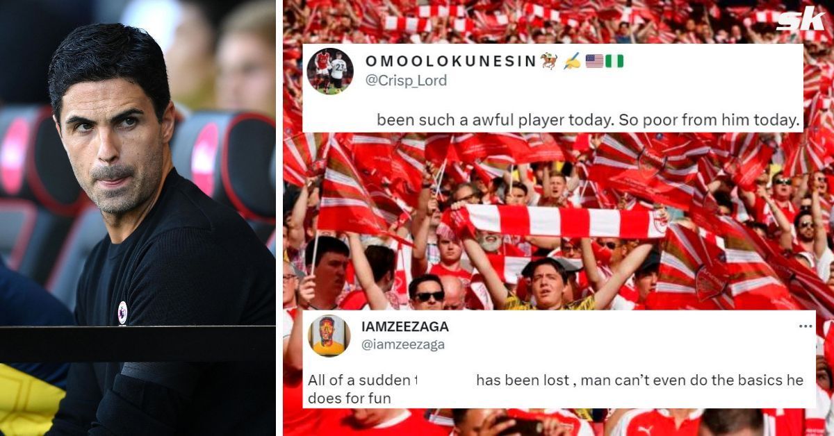 Arsenal fans slammed Leandro Trossard on Twitter 