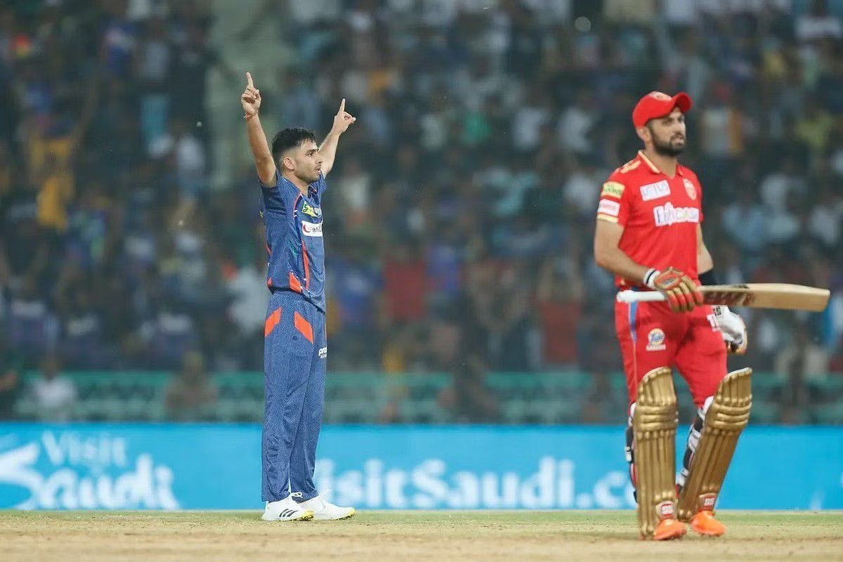 Ravi Bishnoi celebrating vs PBKS [IPLT20]