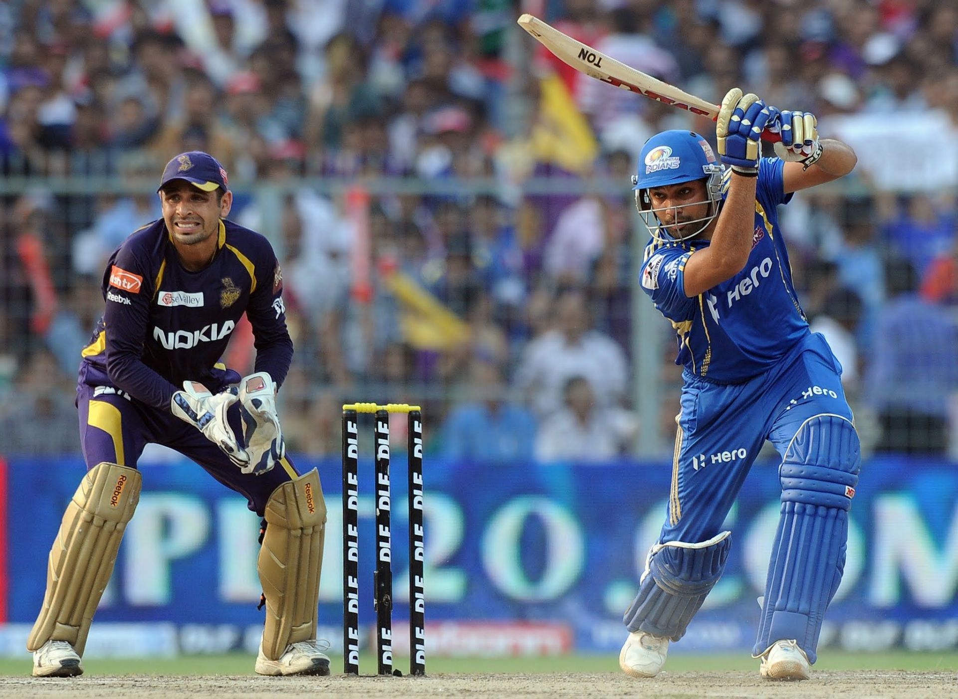 Rohit Sharma smashed a spectacular century at the Eden Gardens in 2012