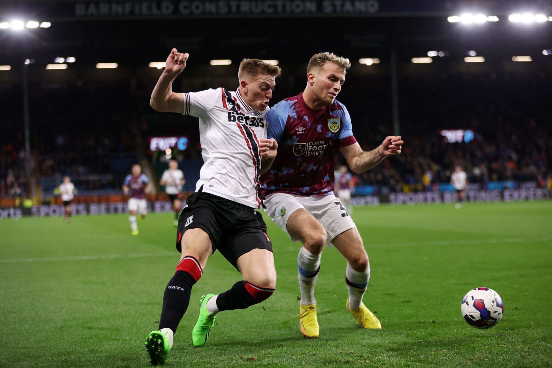 Jordan Beyer joined the Clarets permanently.