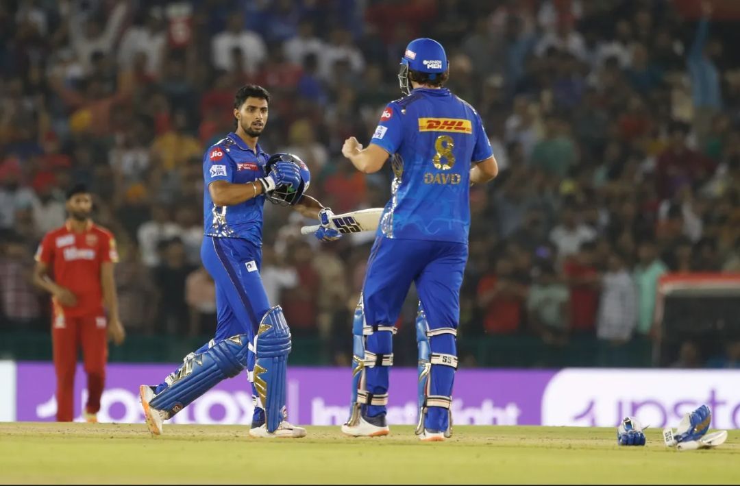 Mumbai Indians beat Punjab Kings by six wickets on Wednesday [IPLT20]