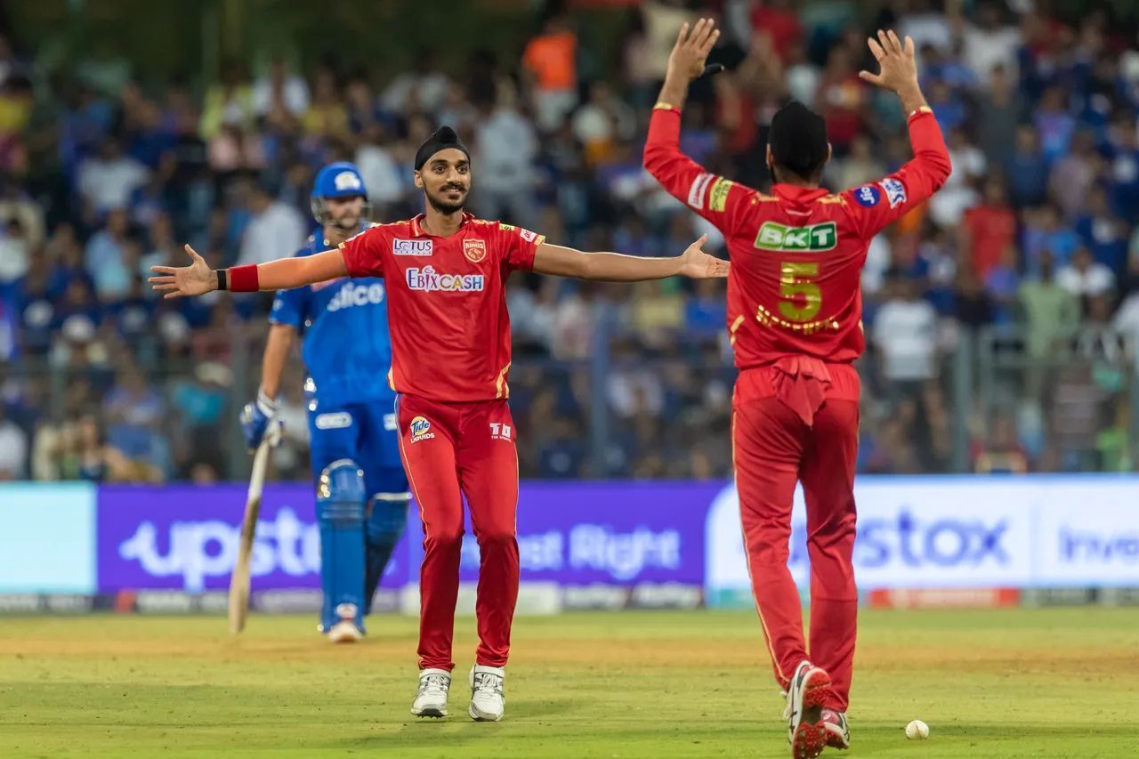 Arshdeep Singh was on fire against the Mumbai Indians earlier in IPL 2023 (Image Courtesy: IPLT20.com)