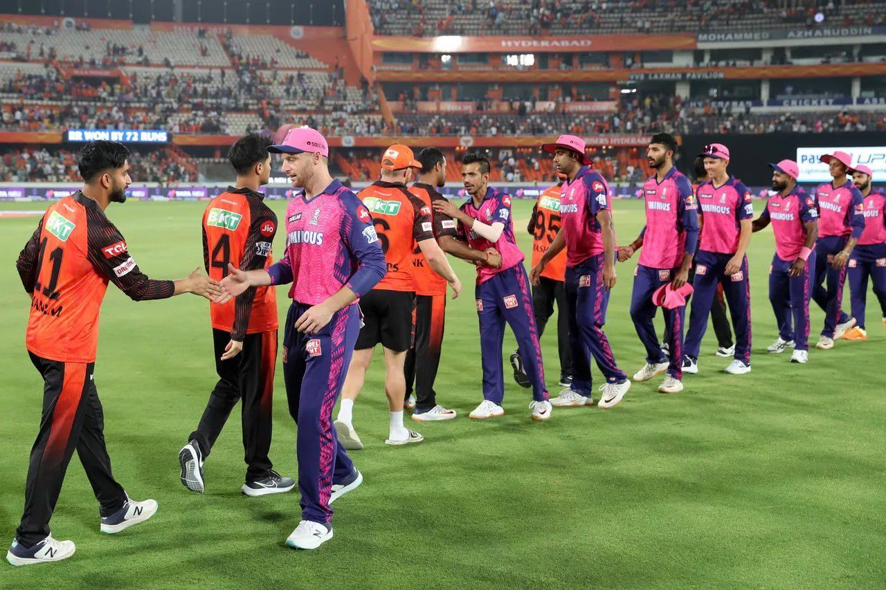 Sunrisers Hyderabad and Rajasthan Royals players [IPLT20]