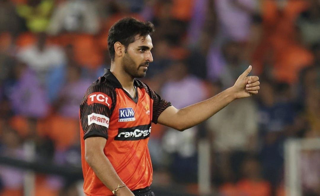 Bhuvneshwar Kumar picked up a 5-wicket haul for SRH yesterday. [Pic Credit - IPL]