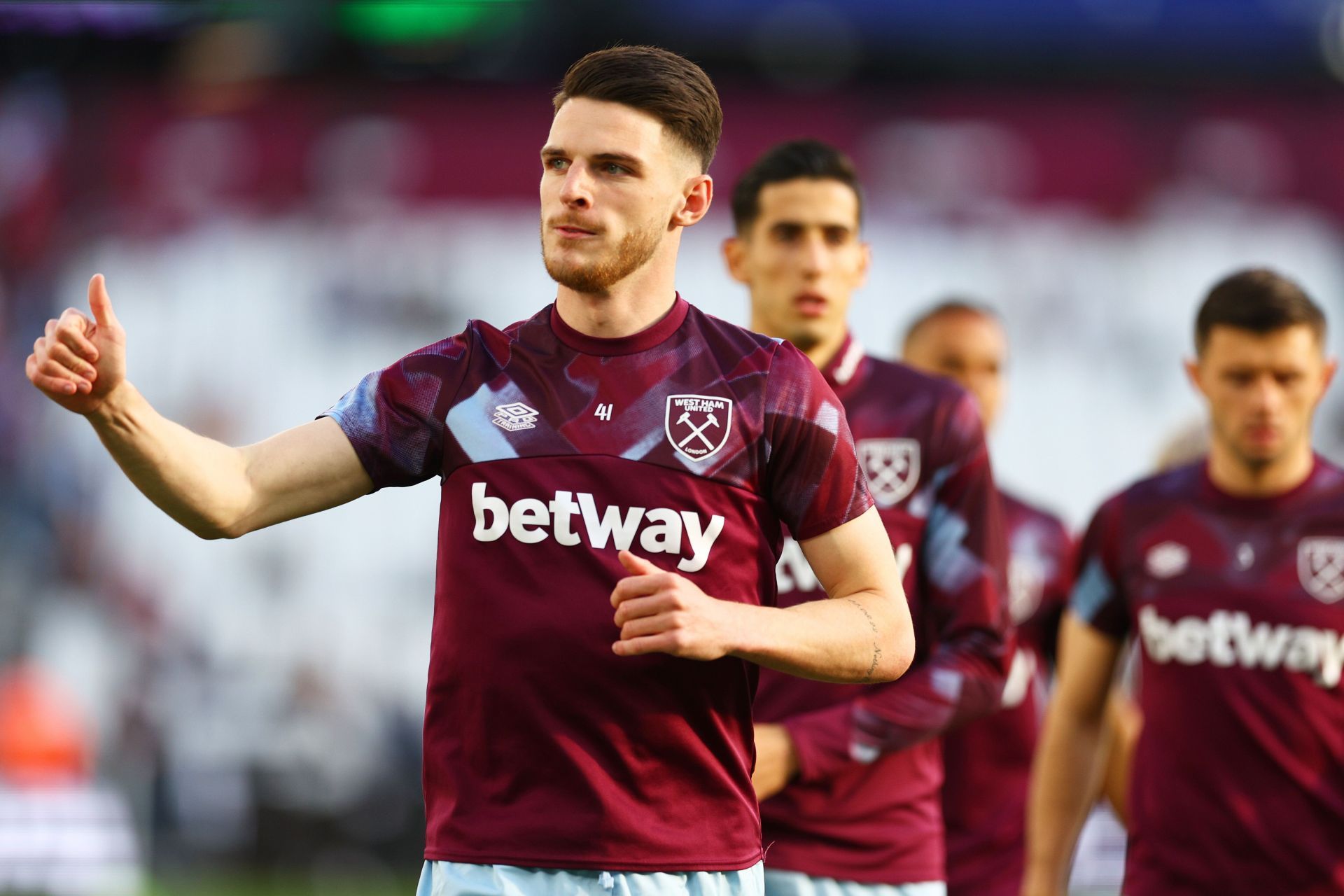 Declan Rice looks set to leave the Hammers.
