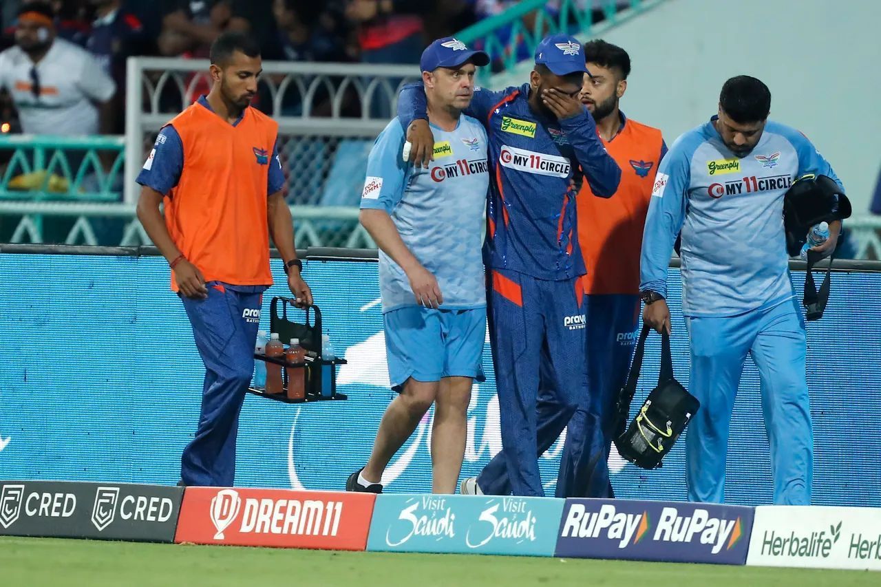 केएल राहुल आईपीएल मुकाबले के दौरान हुए थे चोटिल