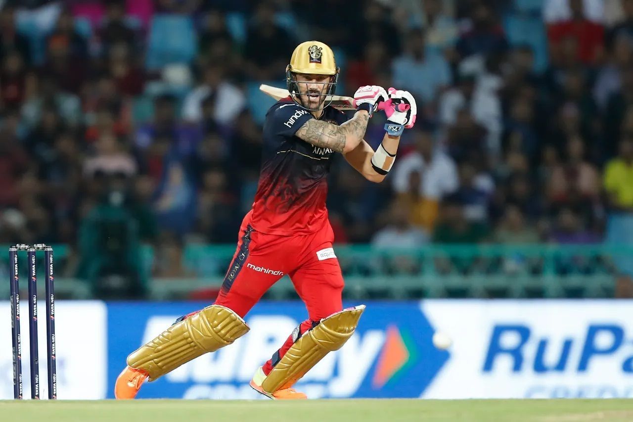 Faf du Plessis was dismissed only in the 17th over of RCB&#039;s innings. [P/C: iplt20.com]