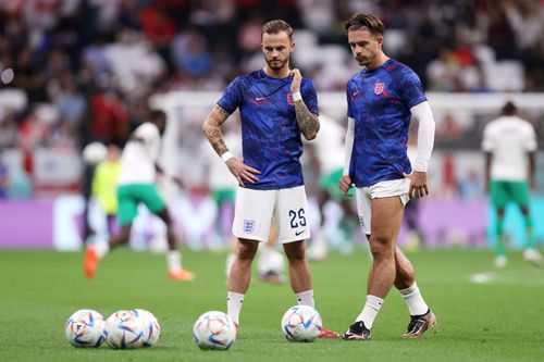 Maddison (left) praised Grealish (right) after win against Real Madrid.