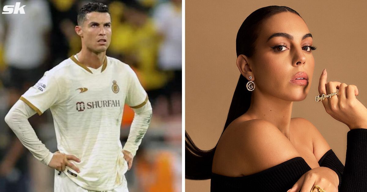 Cristiano Ronaldo and his girlfriend Georgina Rodriguez